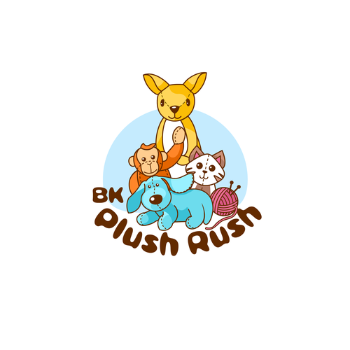 コンペ「Plush stuffed animal toys needs a fun logo」のデザイン by byangejimenezさん 