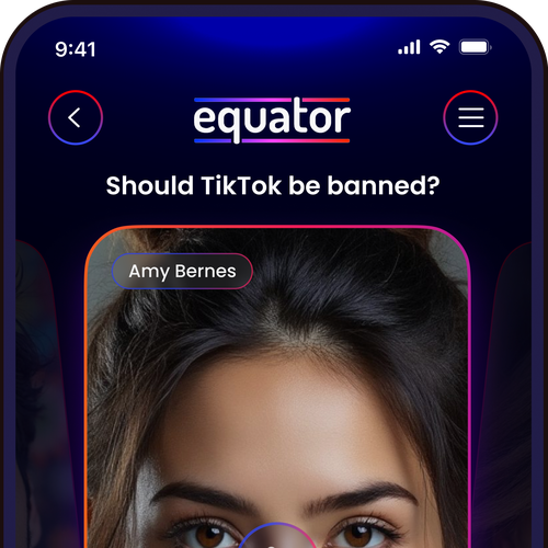 Designs | Equator app discussion page | Web page design contest