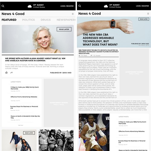 Design finalista por Haroon Aamirr