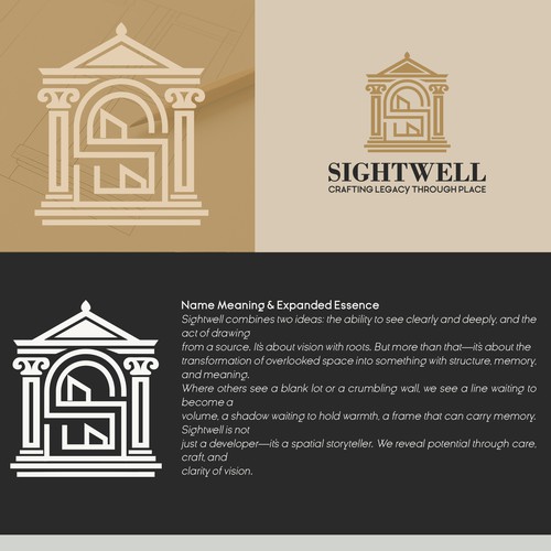 Design a Timeless Logo for Sightwell — A Place-Rooted Creative Developer Design by S H A Y