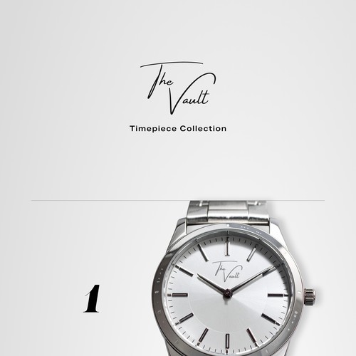 The Vault | Timepiece Collection Logo Contest Design by Belfer 72
