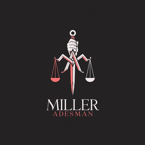 Law firm logo design so trendy and cool people would get it tattooed. Design by AiPASSION©️