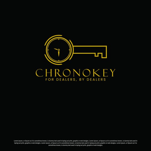 Simple Logo Design of a Key Design by maximos™