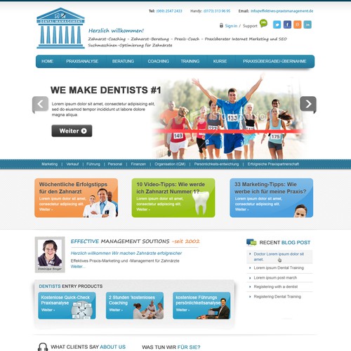 Web page design contest entry by Ks.Design⚡