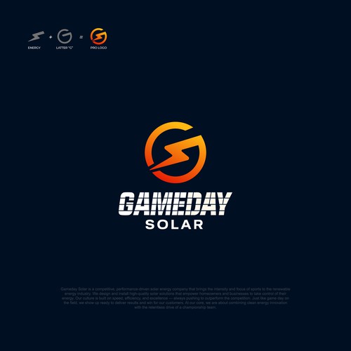 Design di Gameday Solar logo contest di mohabbat300