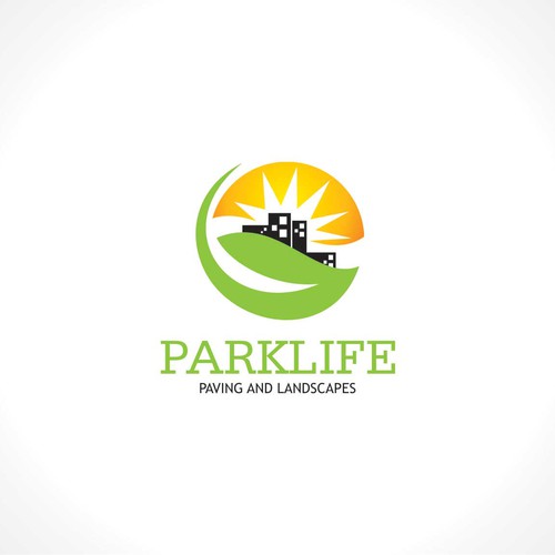 Create the next logo for PARKLIFE PAVING AND LANDSCAPES Diseño de heosemys spinosa