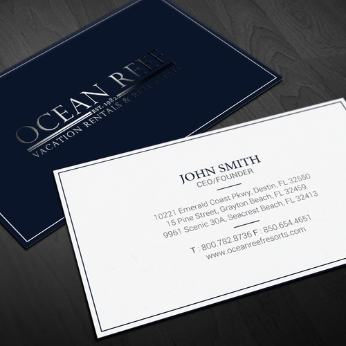 Design a fun, beach-inspired Business Card Design by chandrayaan.creative