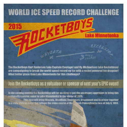 Create event poster for World Record Speed Event! Design by Parip