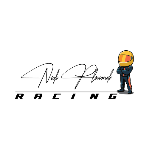 Race car driver logo and signature Diseño de hery_krist