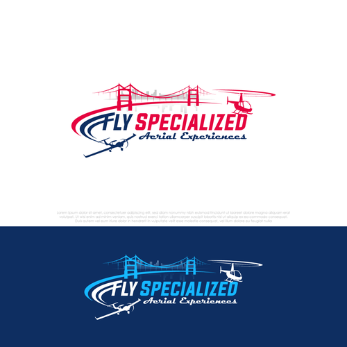 Diseño de Helicopter | Aviation Company logo for flight experiences de Walco