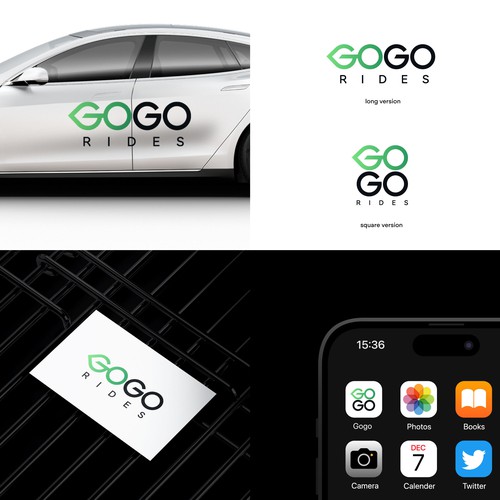 Design Go Go Rides Logo(s) por arjun.raj