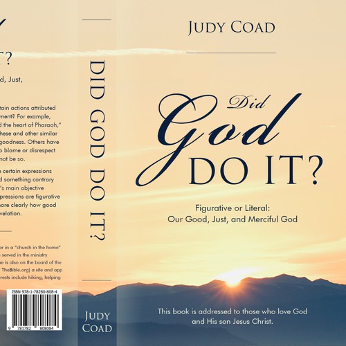 Design book cover and e-book cover  for book showing the goodness of God Design by Annette Fremd