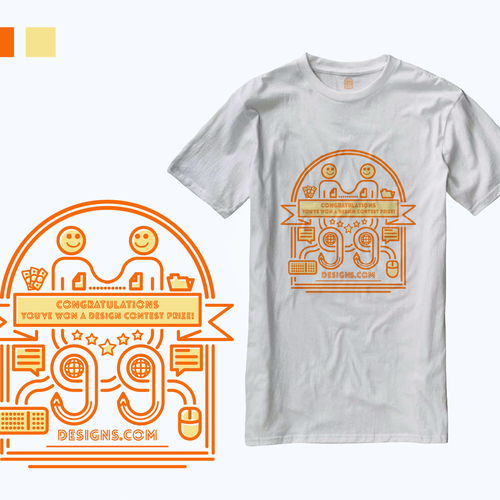 Create 99designs' Next Iconic Community T-shirt Design by cissy ( Qilart )