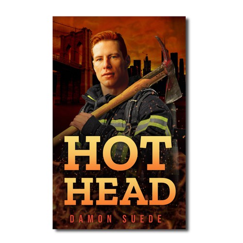 "Smoldering intensity - NYC Firefighter Romance Novel Cover" winning T-shirt