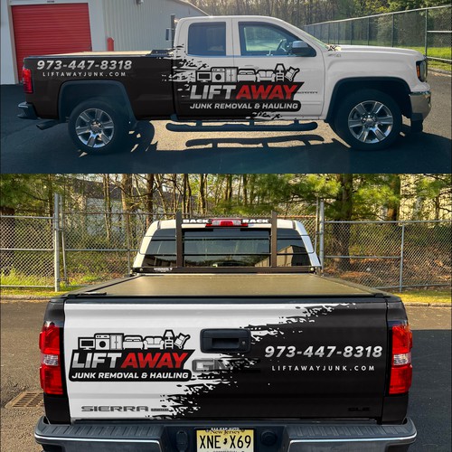 Cool Truck Wrap for Junk Removal Business Design by dnite