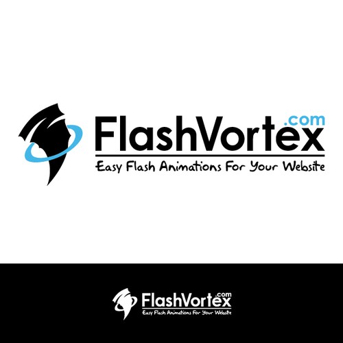 FlashVortex.com logo Design von Petshot