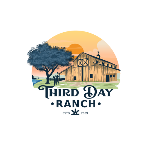 Capture essence of Texas ranch experience in new Third Day Ranch logo Design réalisé par Rav Astra