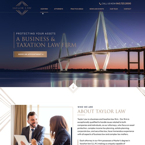 Taylow.Law Website and Software Platform Design by pb⚡️