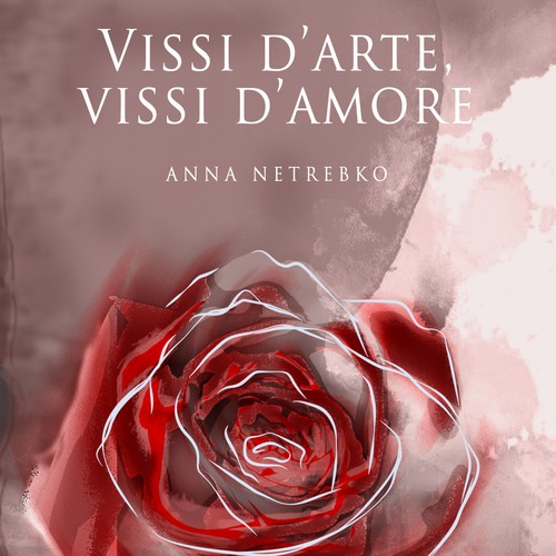 Illustrate a key visual to promote Anna Netrebko’s new album Réalisé par Sourmango