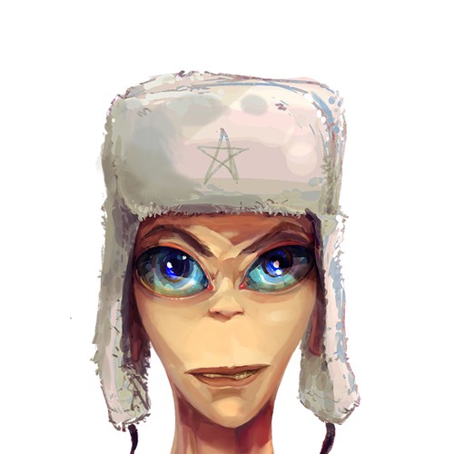 Alien main character design for a movie Design by miridi