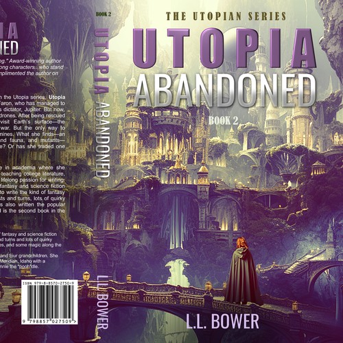 Utopia Abandoned Book Cover (Sci-fi) Design by SusansArt