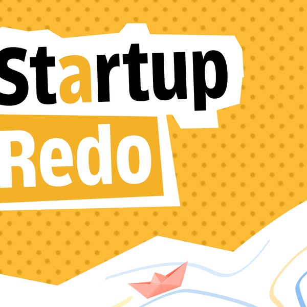 Podcast Cover Design for ‘Startup Redo’