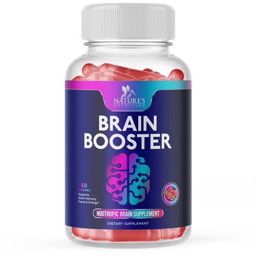 Brain Booster Supplement Design Needed for Nature's Nutrition Design by UnderTheSea™