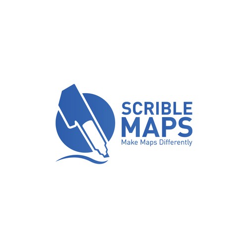 Scribble Maps Logo Refresh/Redesign Design by Hans Permadi23