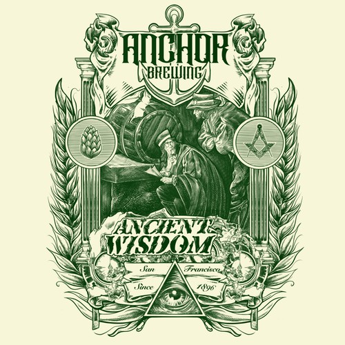 Fun project for America's oldest craft brewery, Anchor Brewing Co.! Diseño de fenkurniawan