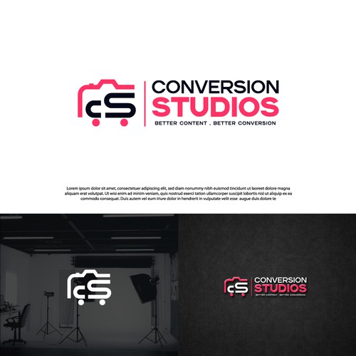 logo design for "conversion studios" photography studio Design by GraphiX by AdAm