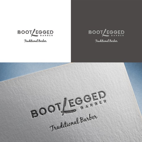 Traditional Barber shop logo Design by Mr.Logosmith