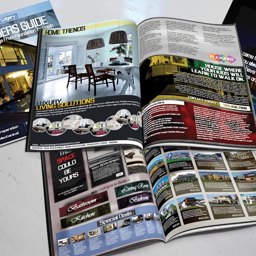 Eye Catching Advertising Magazine Layout needed for the Home Build Industry Design by iamGrv
