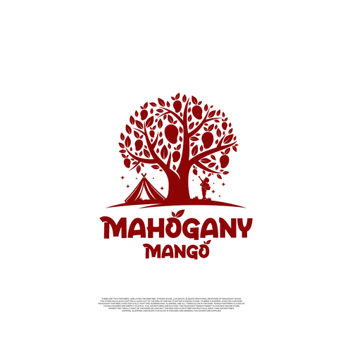 Mahogany Mango, Glow in the Dark Supplies, Festival, Glamping/Camping and Kids Room Fun Market Design by Enigma Graphic™