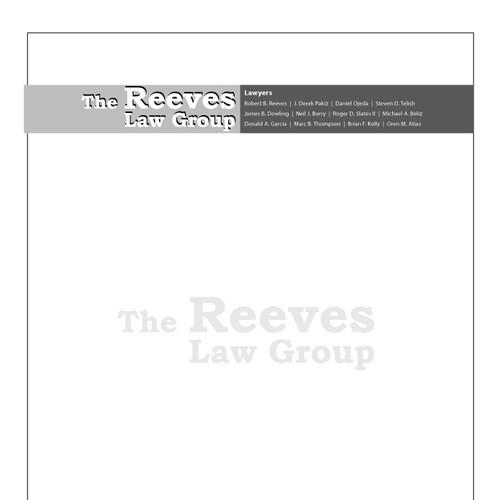 Law Firm Letterhead Design Design by impress