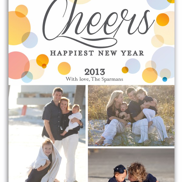 Picaboo 5" x 7" Flat New Year's Cards (will award up to 25 designs!)