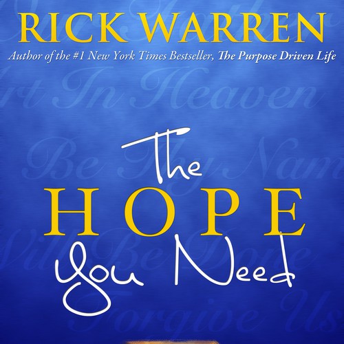 Design Design Rick Warren's New Book Cover por delhokie