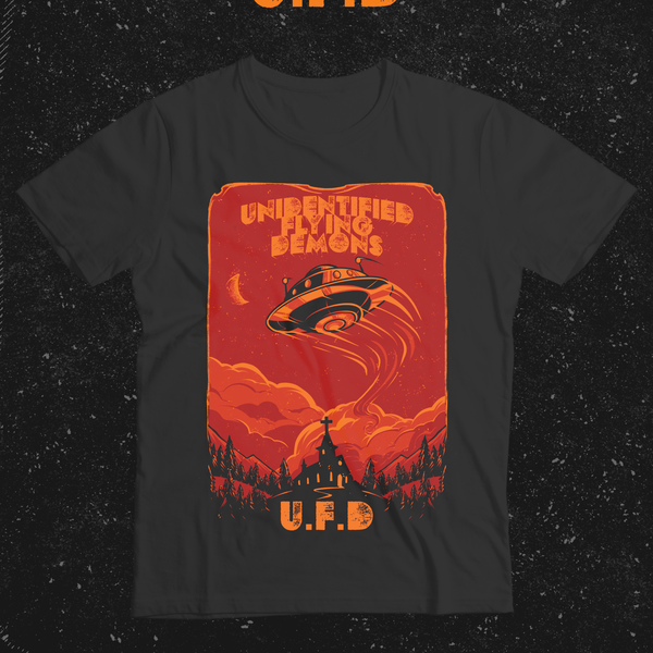 Design by Dimas Hendrawan titled "UFO CONSEPT TEE DESIGN"
