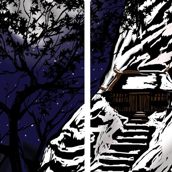 Design by Crystal Ship titled "A digital painting I made for a design..."