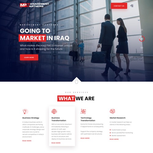 Designs | MP Website Redesign | Web page design contest