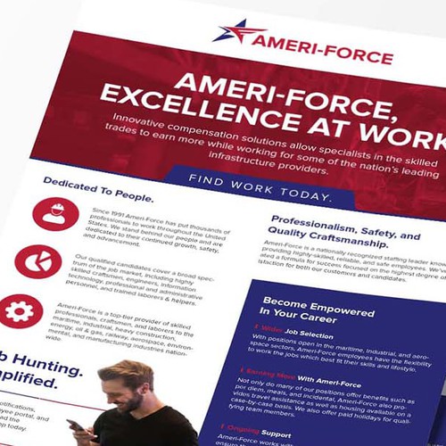 Ameri-Force electronic brochure Design by Monki D Loy