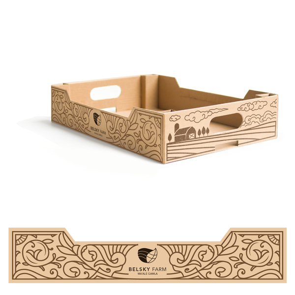 Design minimalistic for fruit packaging