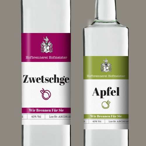 Product label contest entry by B i a