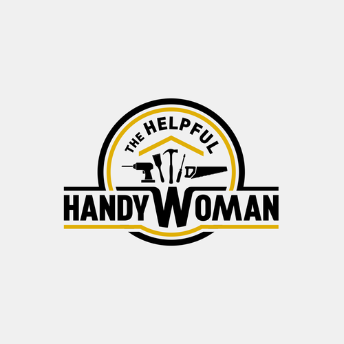 We need a design for our handywoman business that mixes masculine and feminine. Design by XarXi