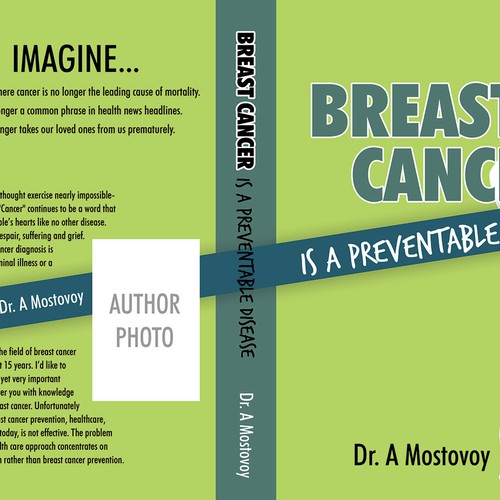 Create a catchy book cover for Breast Cancer Is A Preventable Disease Design by freshvision