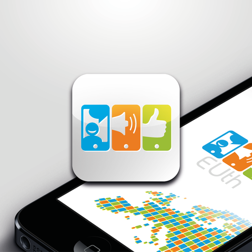 Create a captivating logo for a new european platform for mobile digital youth participation Design by KaSurigan