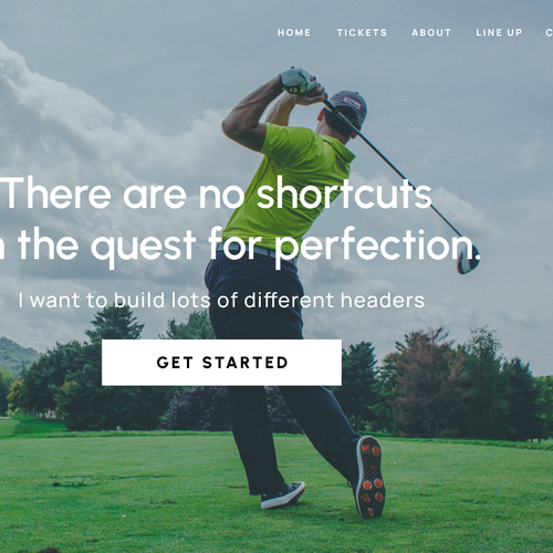 Website header for templates (Seen by Millions) Design by thecenx