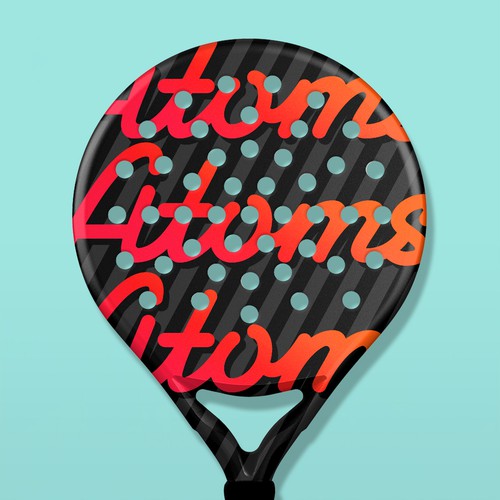 Padel Racket Design Competition. Design by ScottTierneyCreative