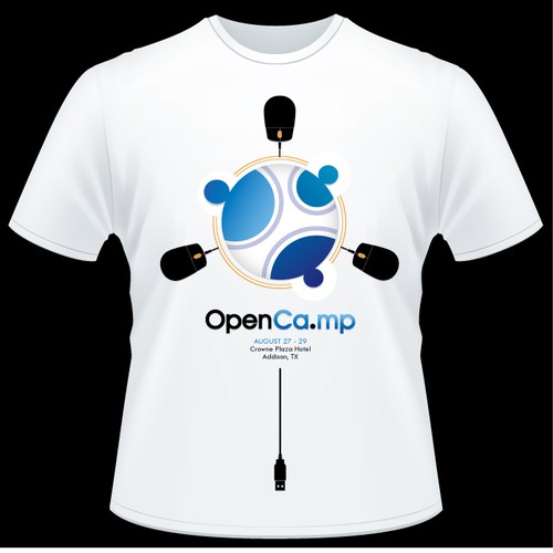1,000 OpenCamp Blog-stars Will Wear YOUR T-Shirt Design! Diseño de Taho Designs