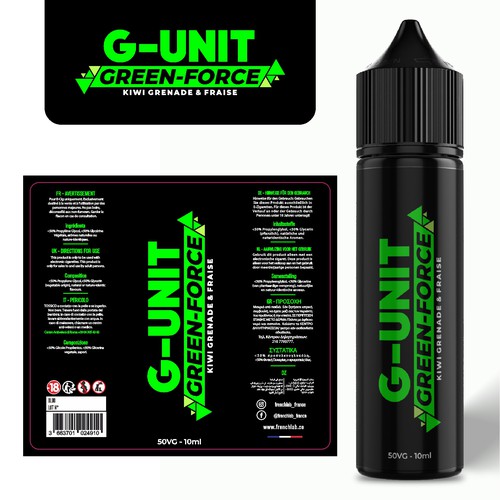 G-UNIT Eliquid need his new label Design by DevDevit   ★ ★ ★ ★ ★