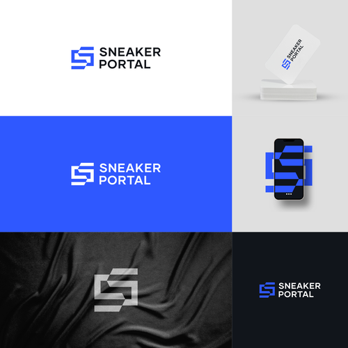 sneaker resale store workflow automation software - modern tech logo design Design by SANJI_™